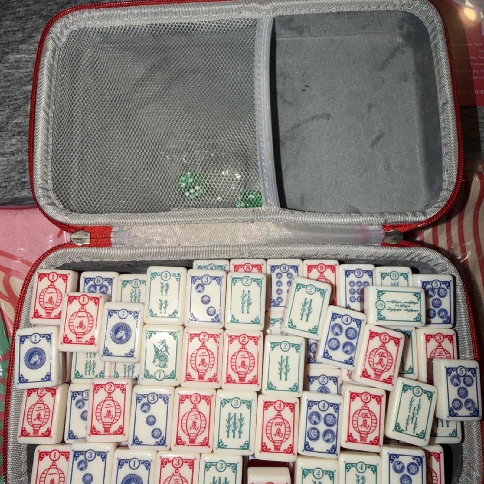 Deluxe Maison Lude Mahjong Horse Lunar Year Edition Starter Kit.Bag Not Included