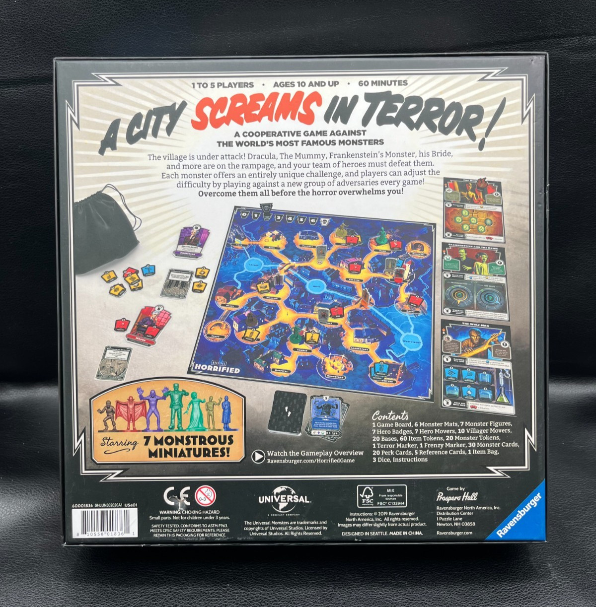 Horrified Universal Monsters Strategy Board Game by Ravensburger Games