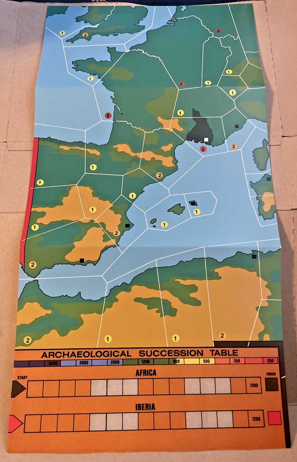 Avalon Hill | Civilization West Extension Map | Western Expansion Map {NEW}