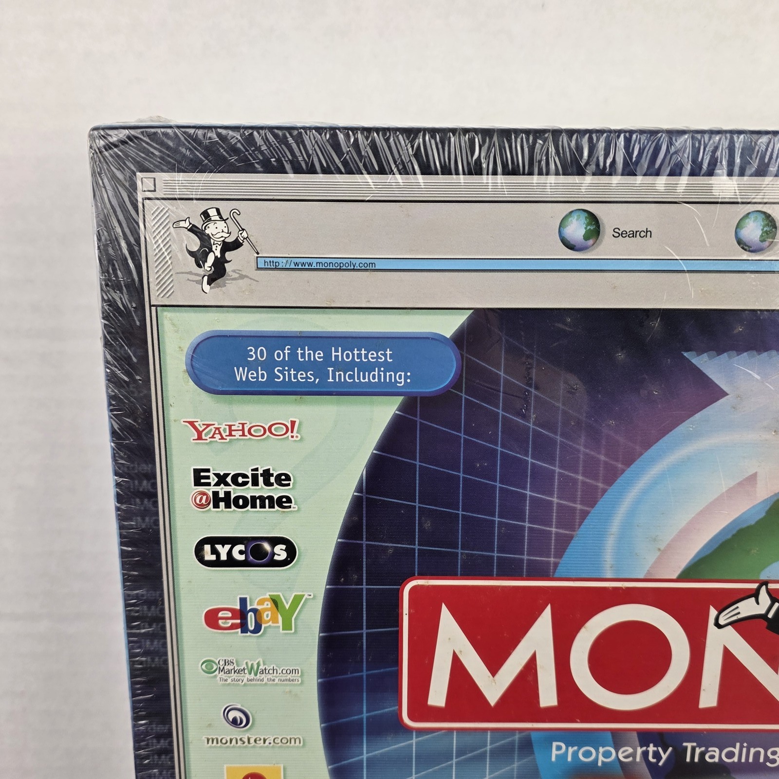 NEW SEALED Monopoly The .com Edition Board Game Parker Brothers Hasbro 2000