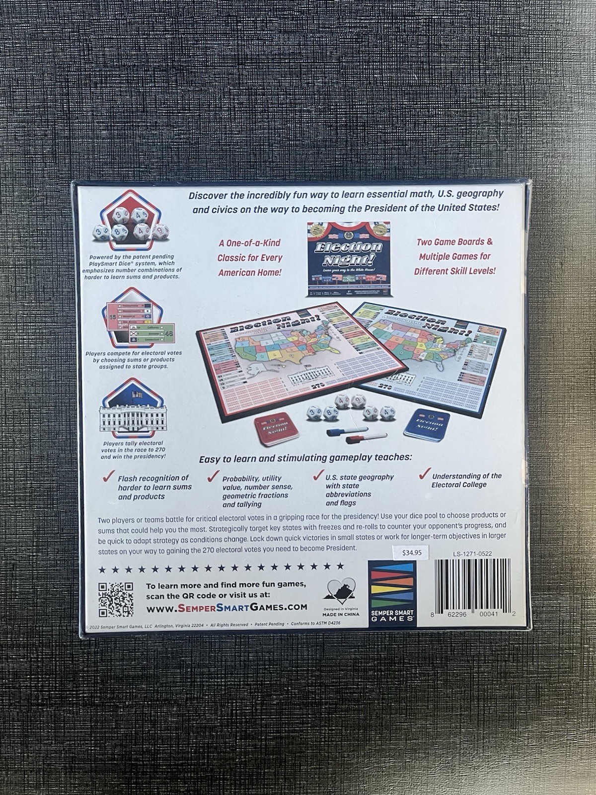 Election Night! Learn Your Way To The White House – A Political Education Game