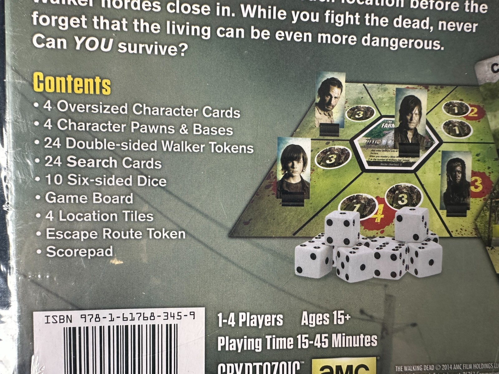 The Walking Dead – Don’t Look Back Dice Game – AMC – 2014 – Factory Sealed