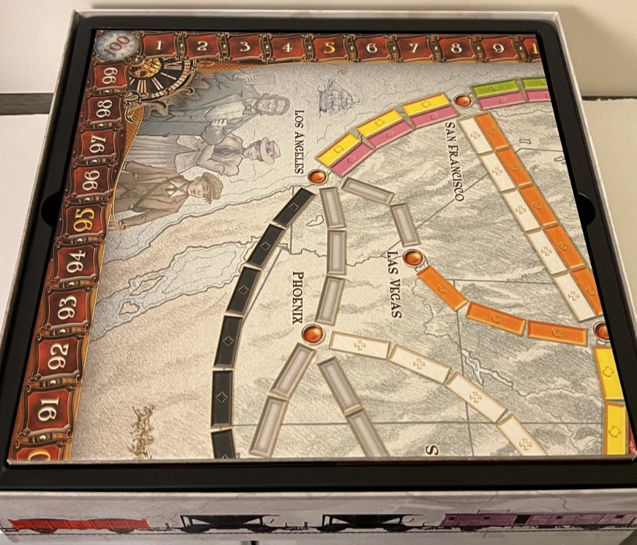 Ticket To Ride Board Game Days of Wonder Alan R Moon Complete Used Train Strateg