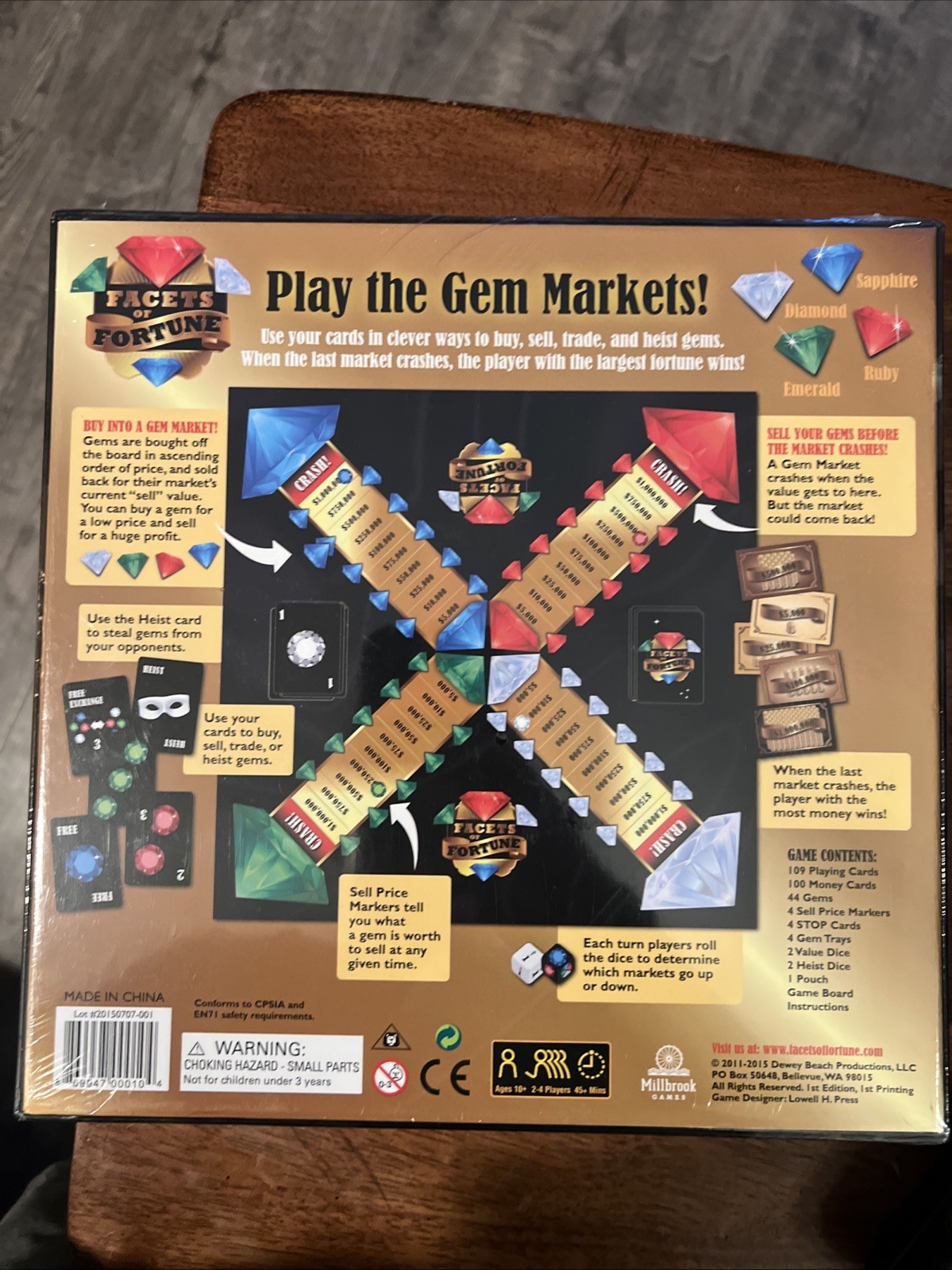 facets of fortune board game New