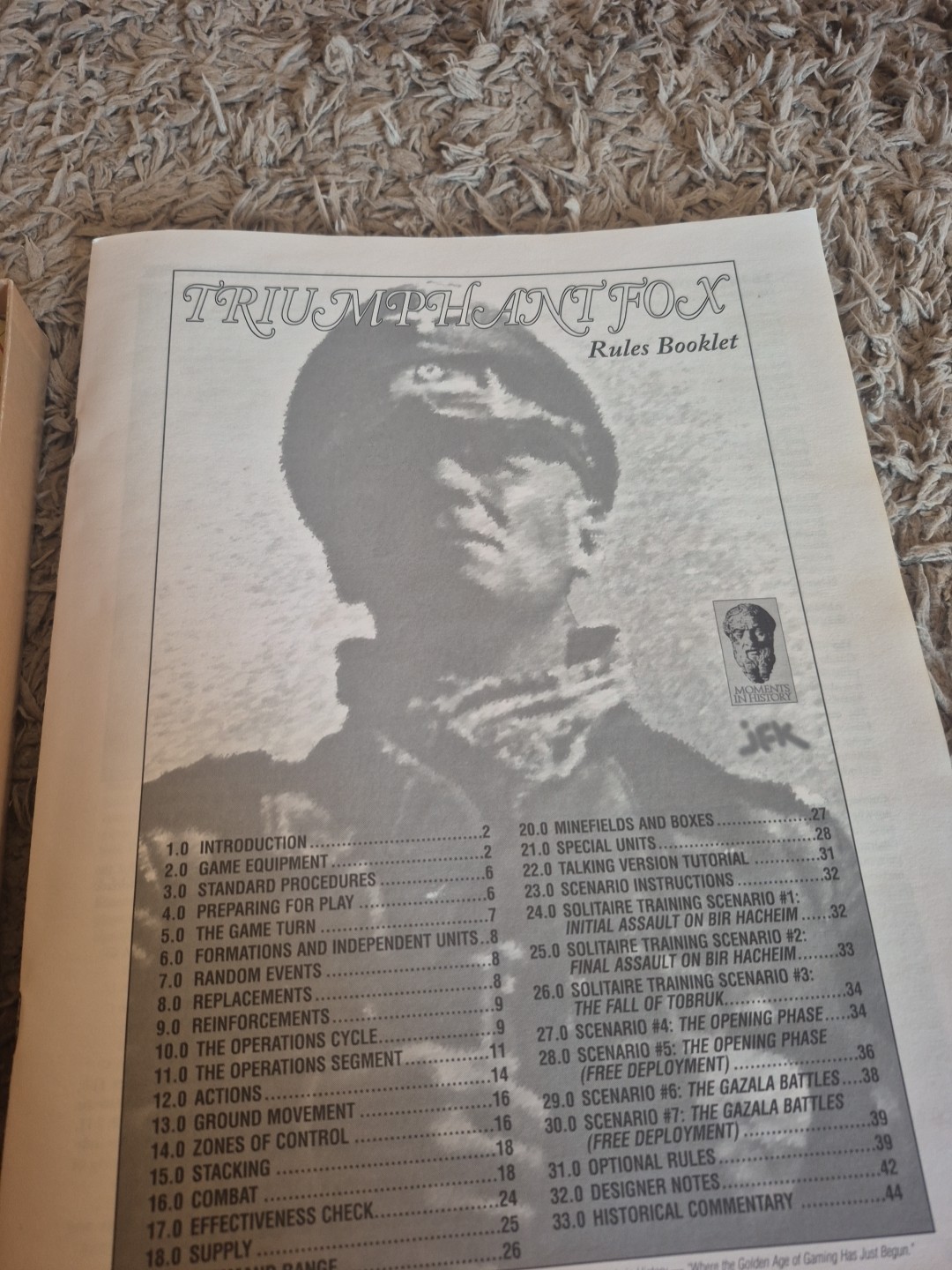 Moments in History Triumphant Fox Wargame / 1994 /