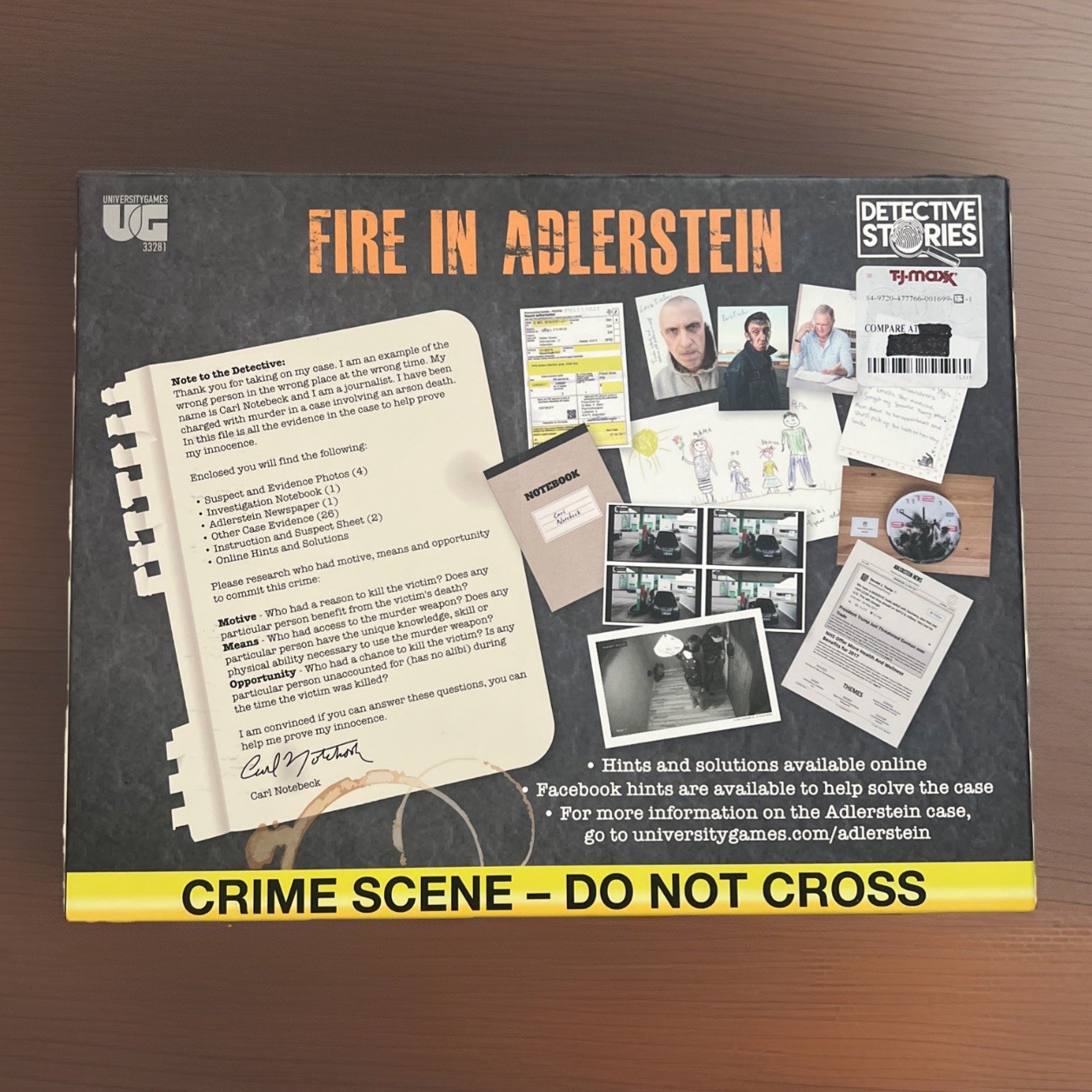 Murder Mystery Adult Party Game | Fire in Alderstein