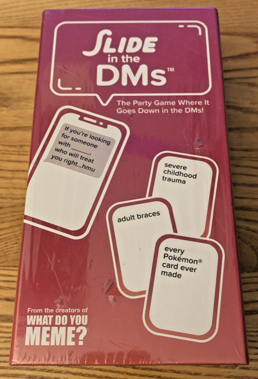 Slide in the DMs Party Card Game NEW SEALED (What Do You Meme)