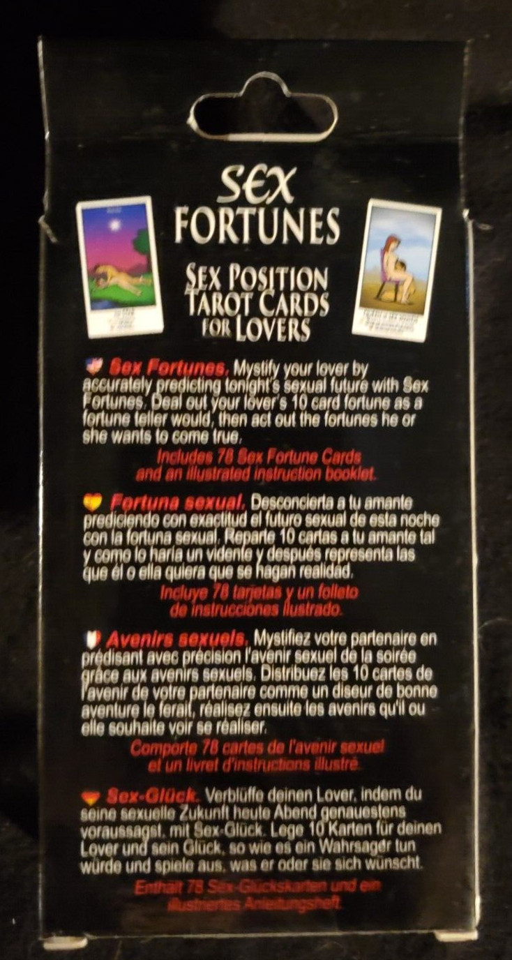 ADULT CARD GAME: SEX FORTUNES TAROT CARDS – Couples Fun Foreplay Sex Positions