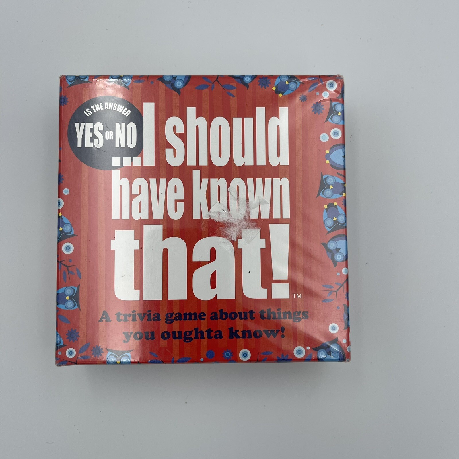 I Should Have Known That Trivia Game Yes or No Edition by Hygge Games, Red, Box