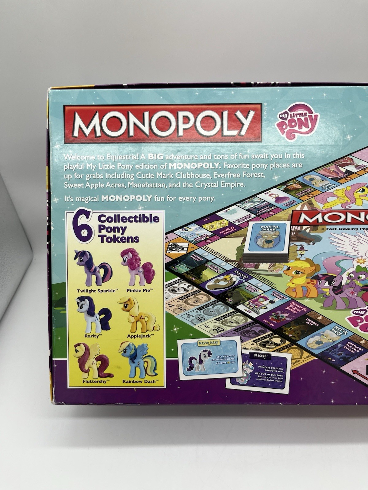 Monopoly My Little Pony Board Game 2013 COMPLETE! 6 Collectible Tokens USAopoly