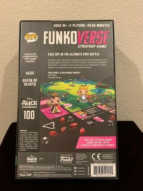 Funkoverse 2021 Alice In Wonderland Disney Strategy Game CHASE FUNKO POP RARE