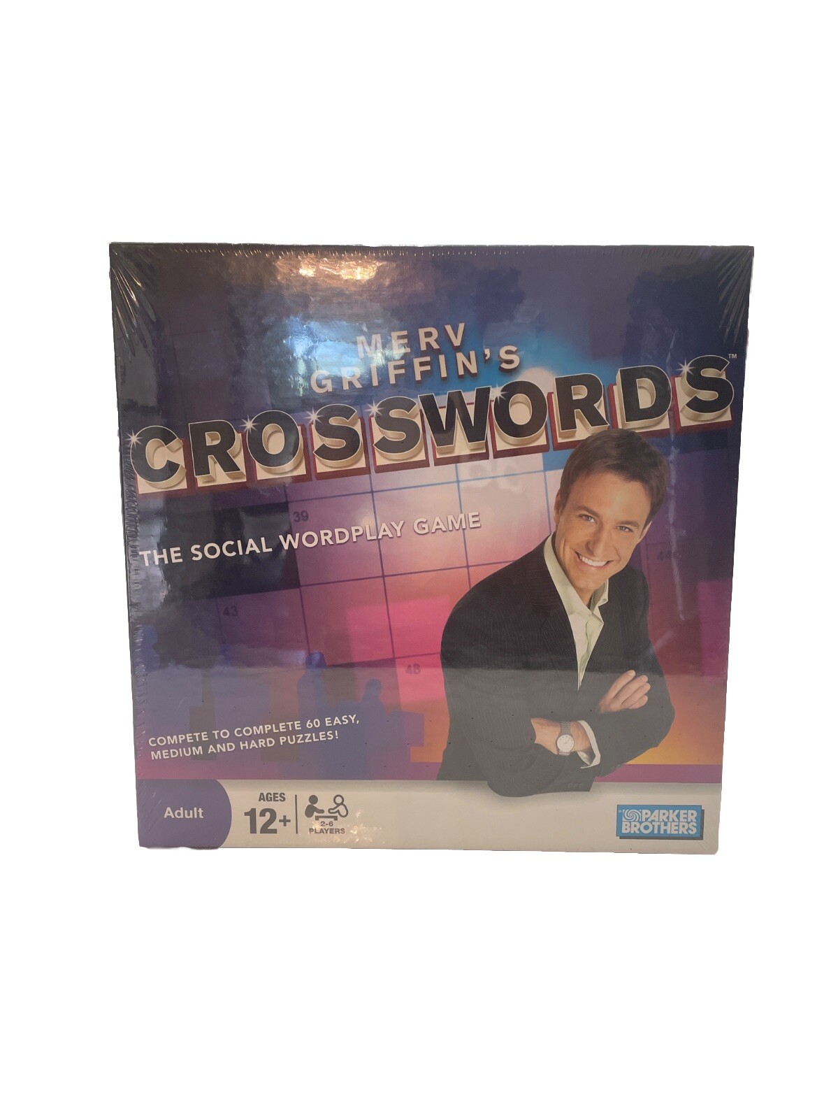 New/Sealed Merv Griffin’s “Crosswords” Game by Parker Bros. – 2008 Edition