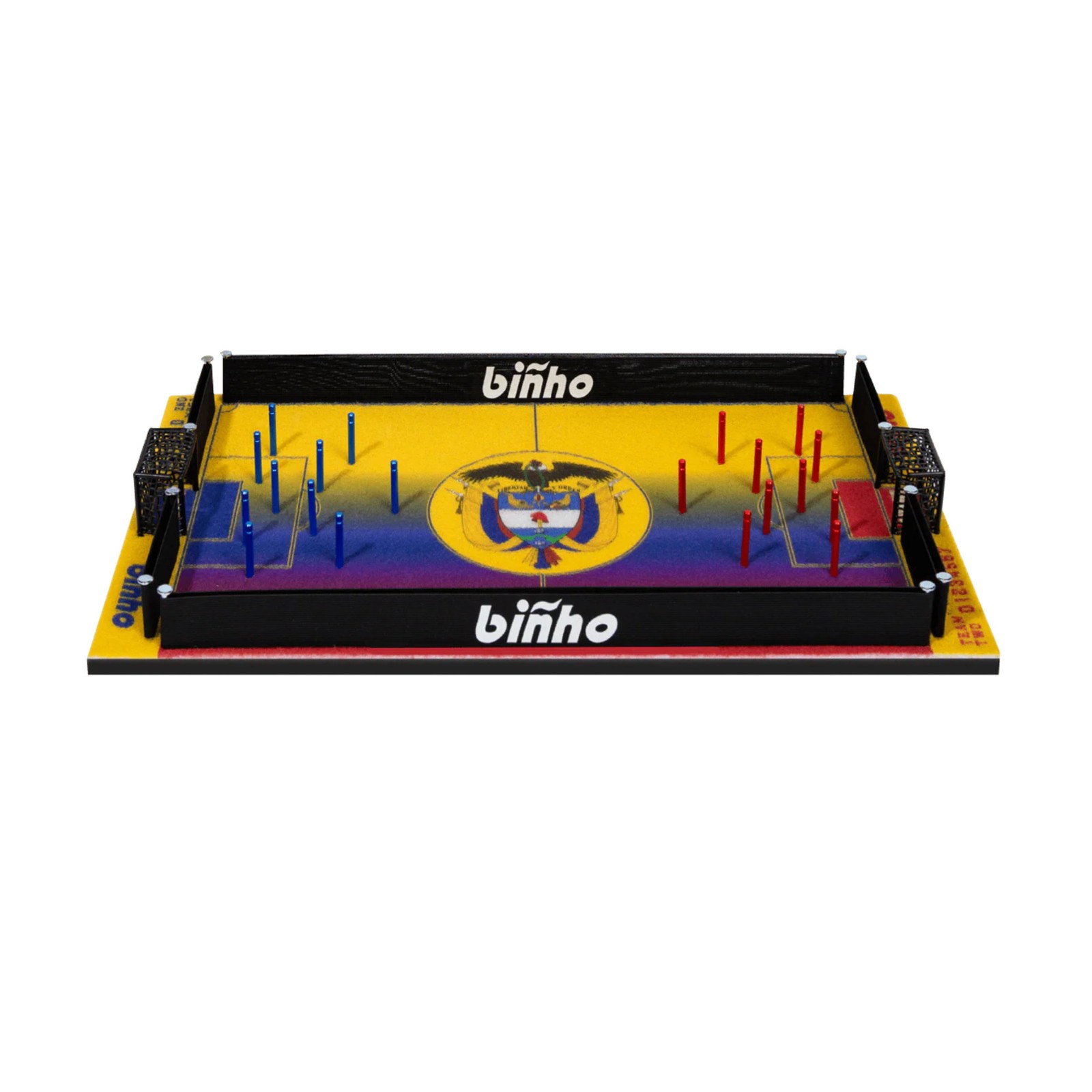 Binho Board: Colombia Edition 2 Player Tabletop Pinball Soccer Game