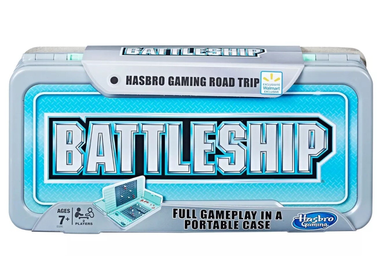 Hasbro Battleship Classic Board Game Road Trip Travel Edition 2-4 Players NIB