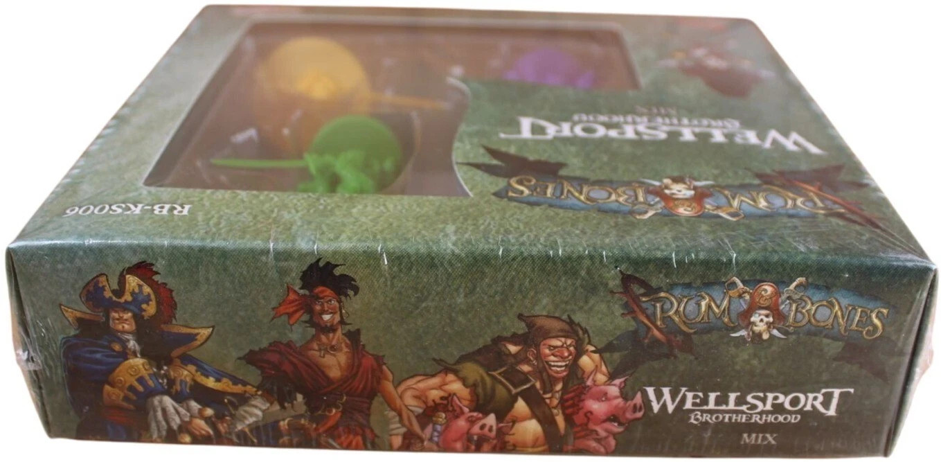 Rum & Bones Wellsport Brotherhood Mix RB-KS006 CMON Sealed Kickstarter 2015