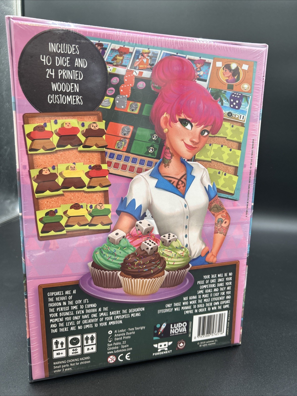 Cupcake Empire – Board Game – Brand New / Sealed Asmodee Editions 2018 Ludo Nova