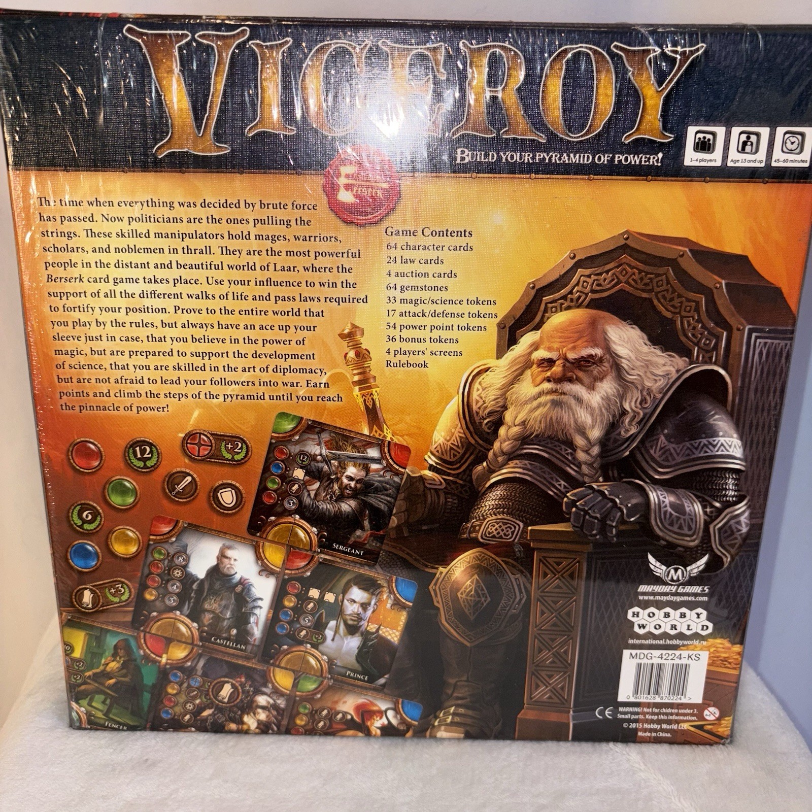 Viceroy Limited Edition Board Game New Sealed Mayday Games