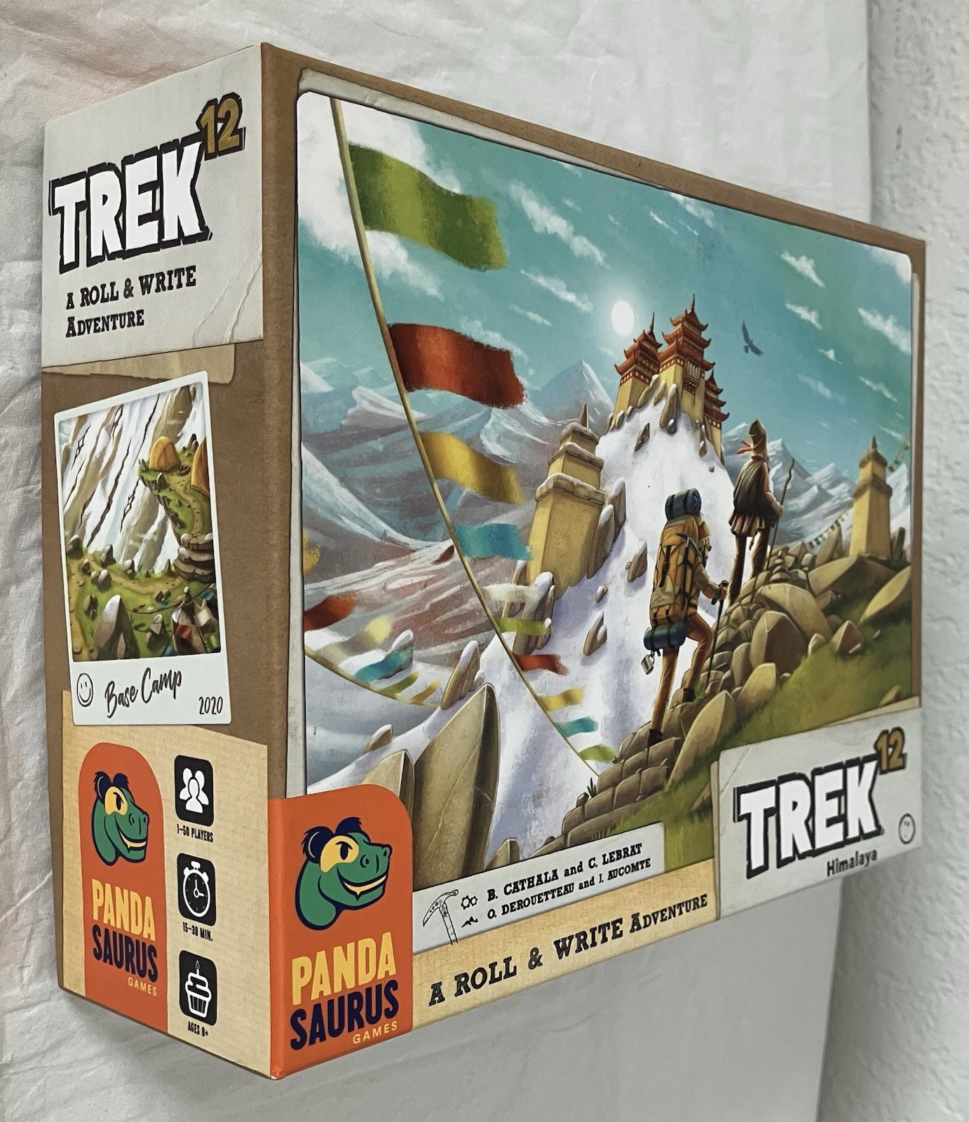 Trek 12 Himalaya A Roll & Write Adventure Board Game Pandasaurus Games Open Box