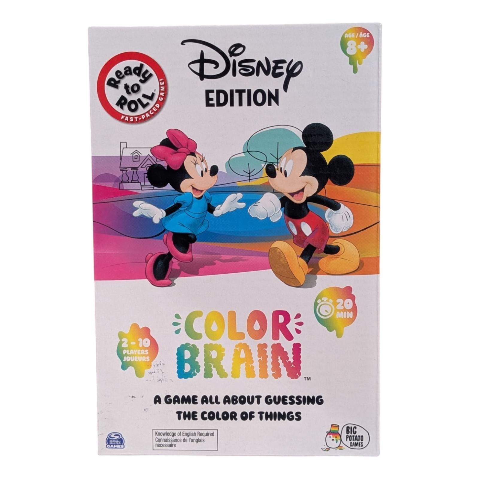 Disney Colorbrain Trivia Game | 22 Colors + 170 Cards | 2–10 Players Ages 8+