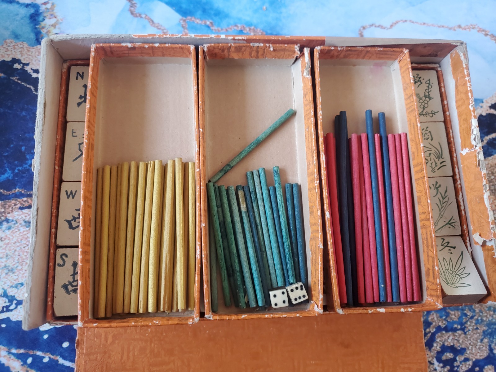 Rare Vintage 1920s Hillson’s Chinese Game of Ma Chiang (Mahjong)