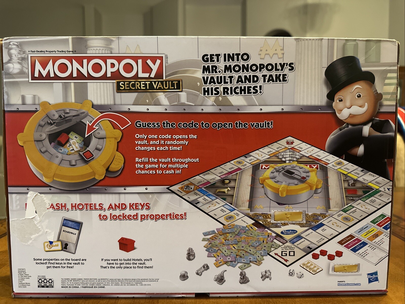 Monopoly Secret Vault Board Game By Hasbro – New & Sealed