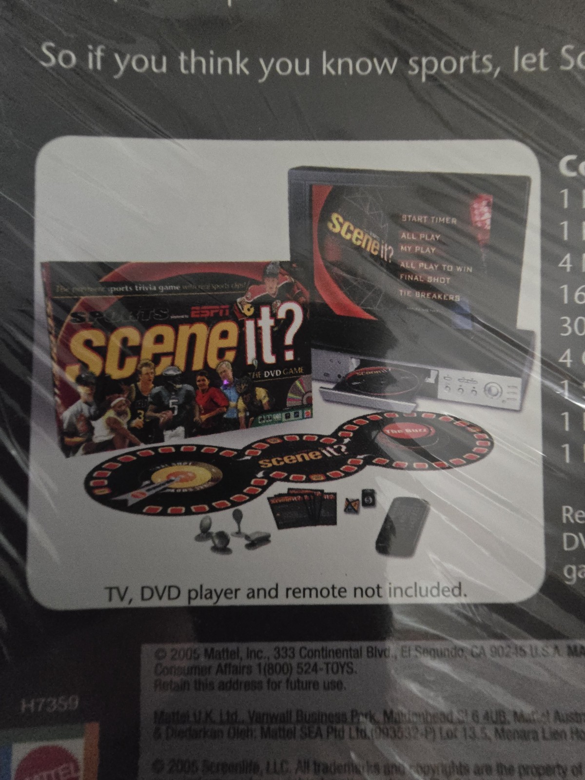 Scene It DVD Game Lot Sports ESPN Music Edition Sealed New Complete Board Games