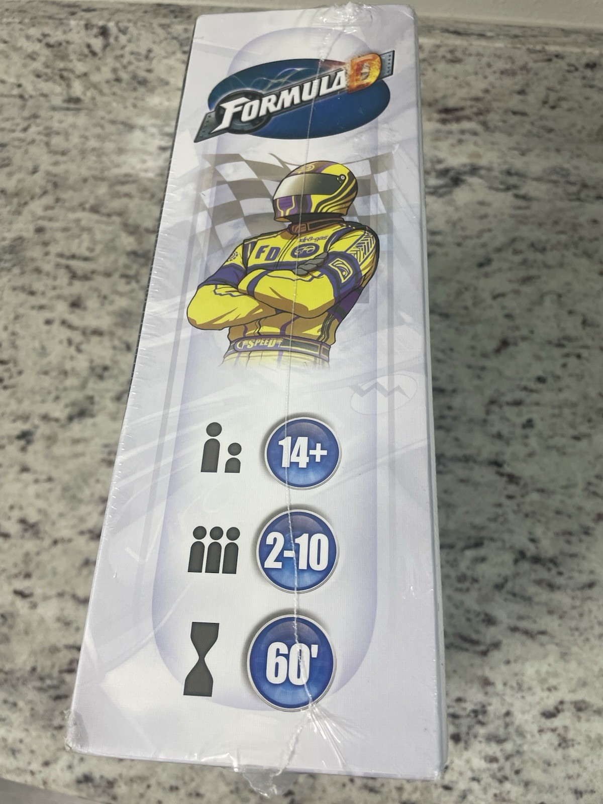Zygomatic Formula D Sports Board Game, Painted Cars, 2-10 Players, Ages 14+