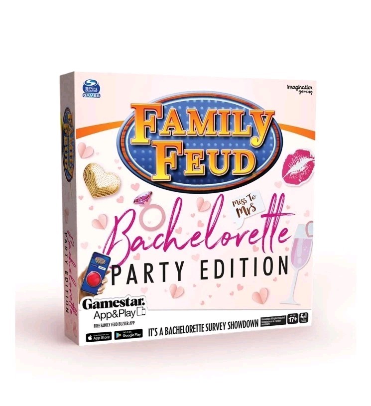 Family Feud Bachelorette Party Edition by Spin Master Games Adult 17+ Bridal
