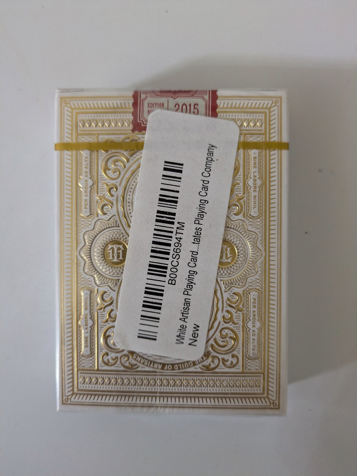 Theory11 Artisan White Edition Playing Cards Deck Premium