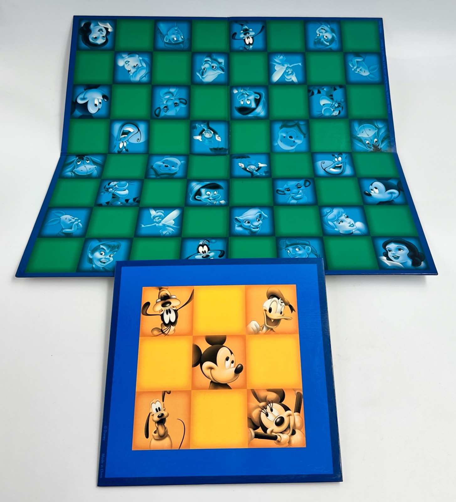 Disney Store Three Family Games Chess Checkers Tic Tac Toe Collector’s Tin