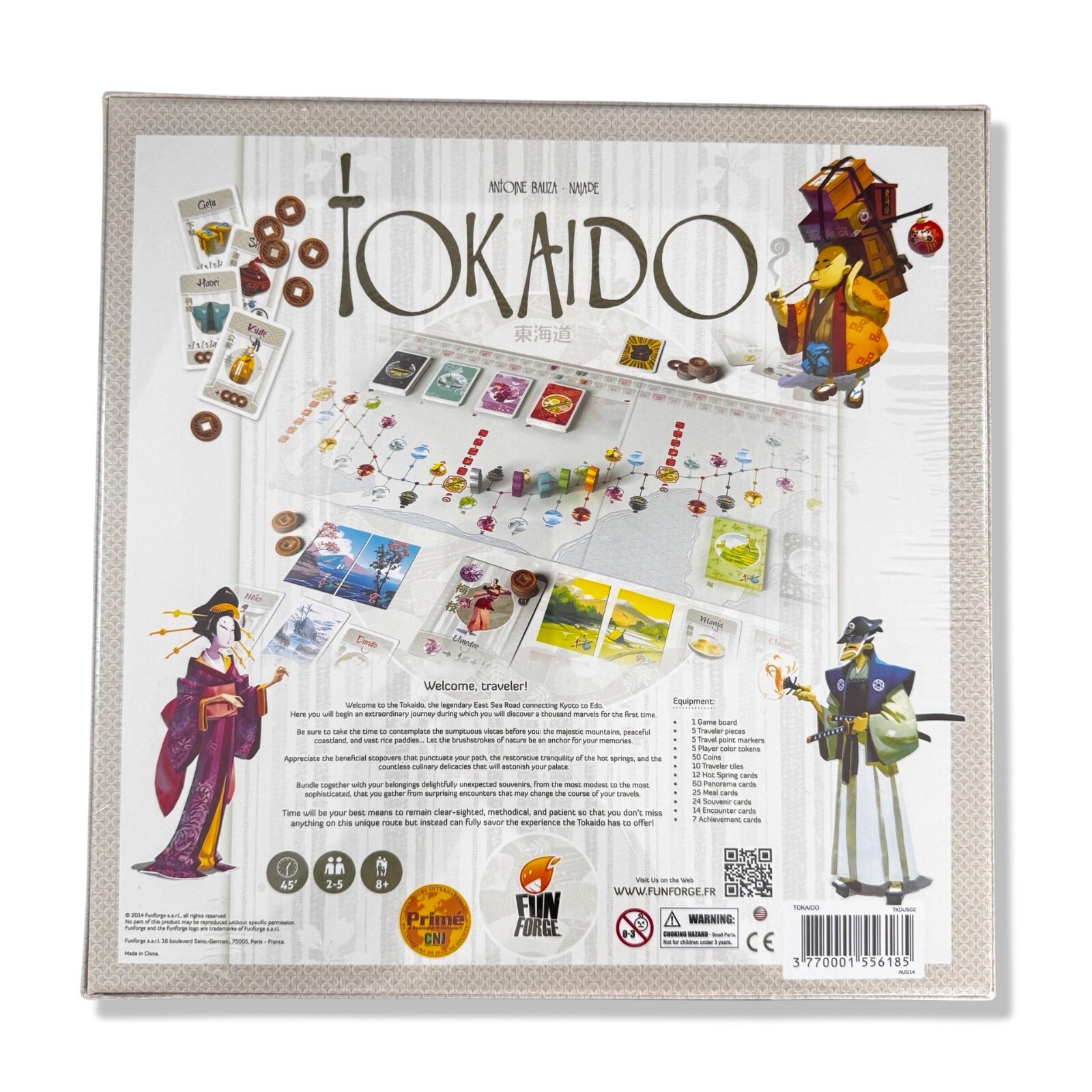 Tokaido FUN FORGE Board Game 1st Edition 2014 Antoine Bauza Naiade Sealed
