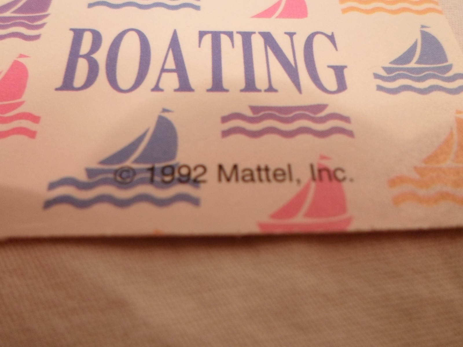 *Replacement Parts* Barbie Dream Board Game 1992 **Lot of 4 Boating Date Cards**