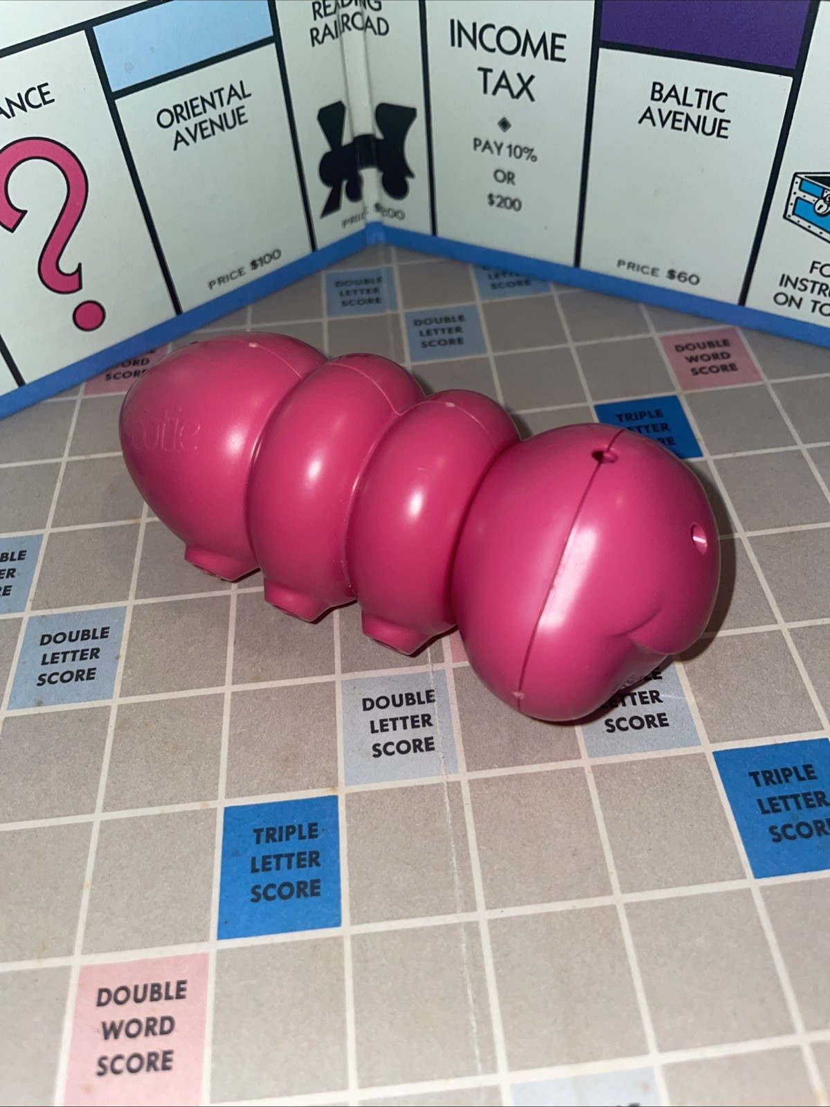 Cootie 1 Pink Plastic Cootie Bug Replacement Pieces Head and Body