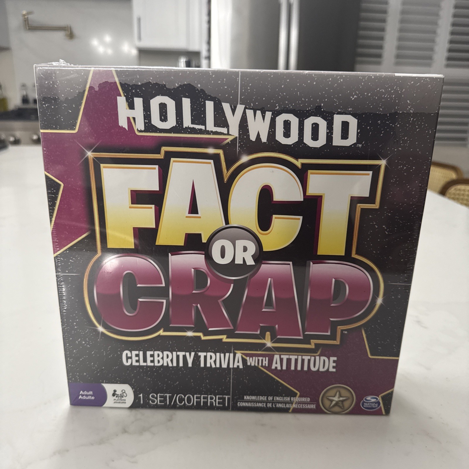 Hollywood Fact or Crap Celebrity Trivia (Board Game, 2012) Brand New Sealed