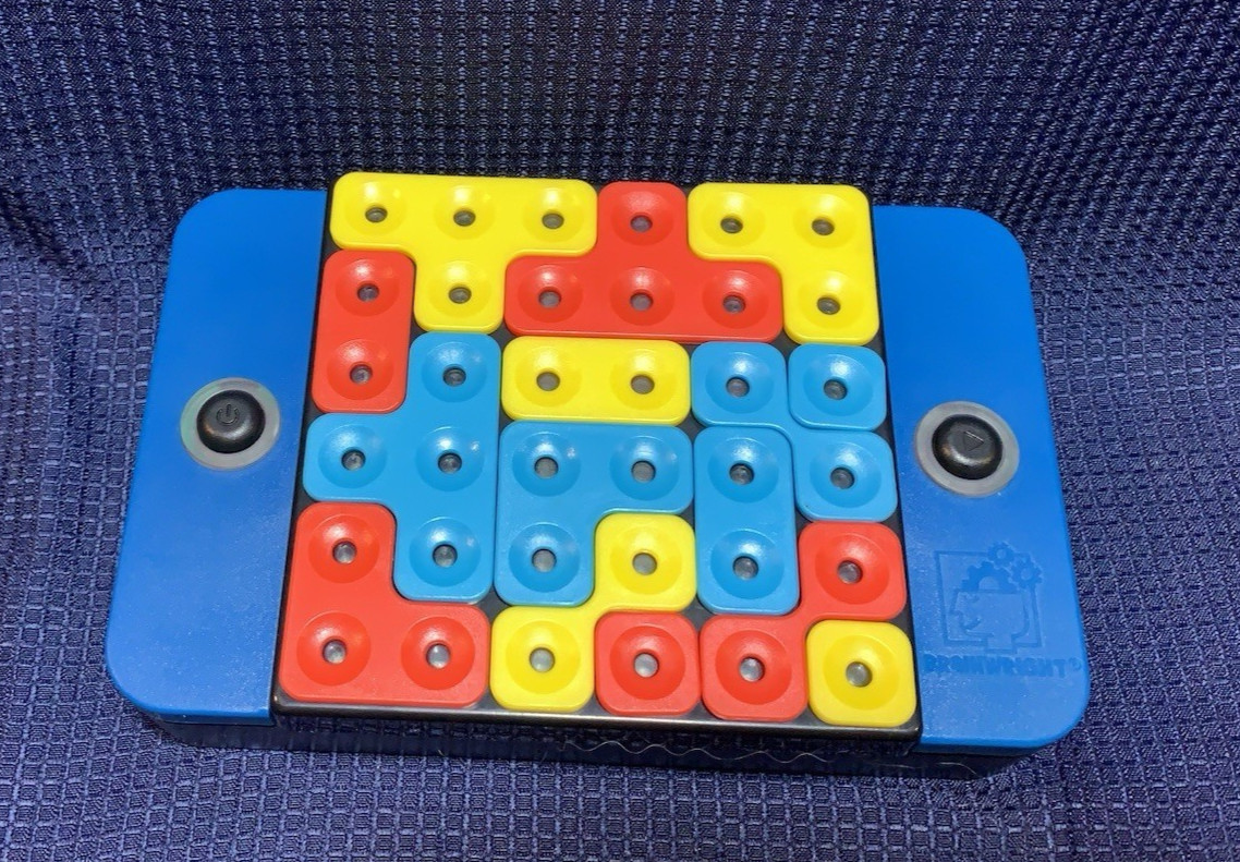 Brainwright Puzzle Bright Electronic Light Up Brainteaser Tested Works Complete