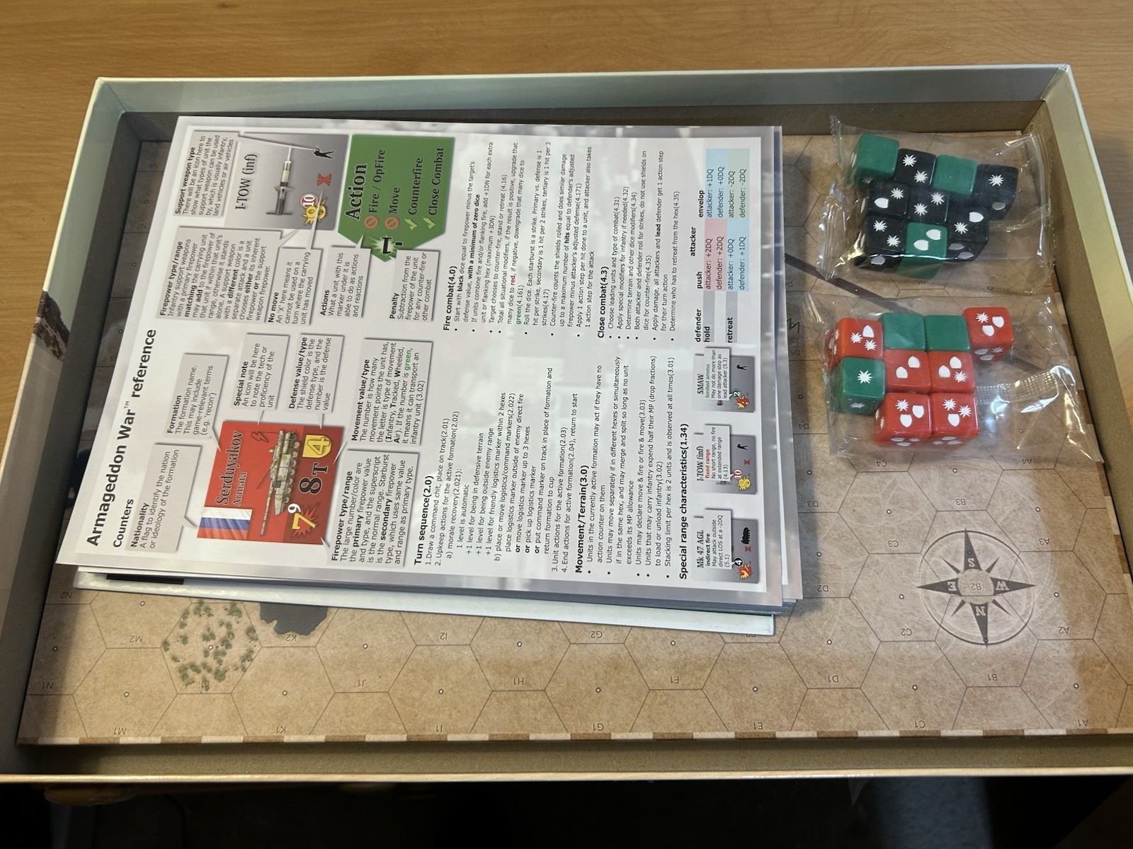 Flying Pig Games Armageddon War: Platoon Level Combat 2024 Reprint Mint Unpunch