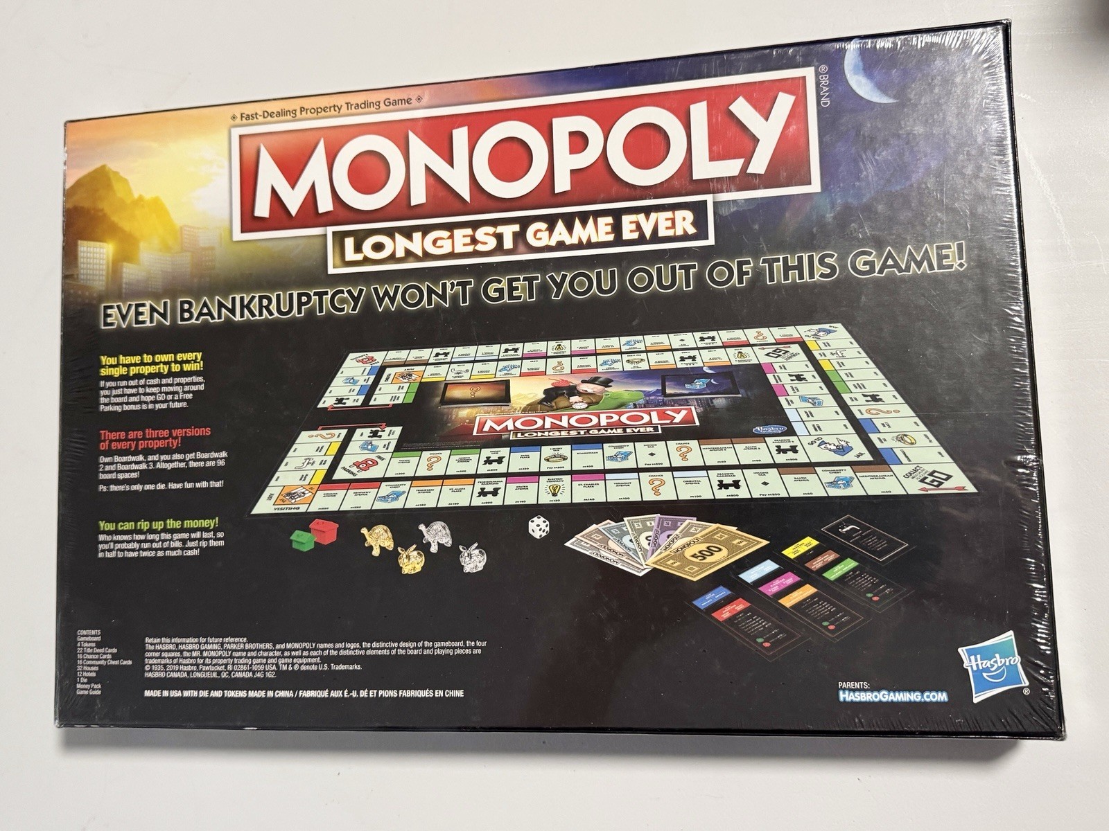 Monopoly Longest Game Ever Edition SEALED NEW Retired