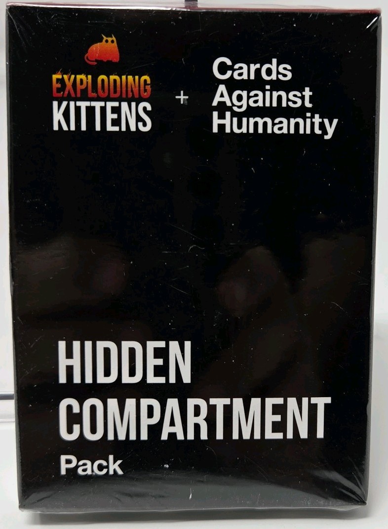 Exploding Kittens x Cards Against Humanity – Hidden Compartment Pack – NIB