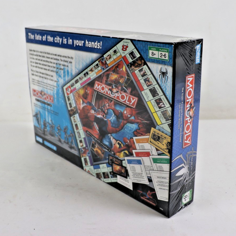 Monopoly Spider-Man 2006 Parker Brothers Marvel New Sealed 8+