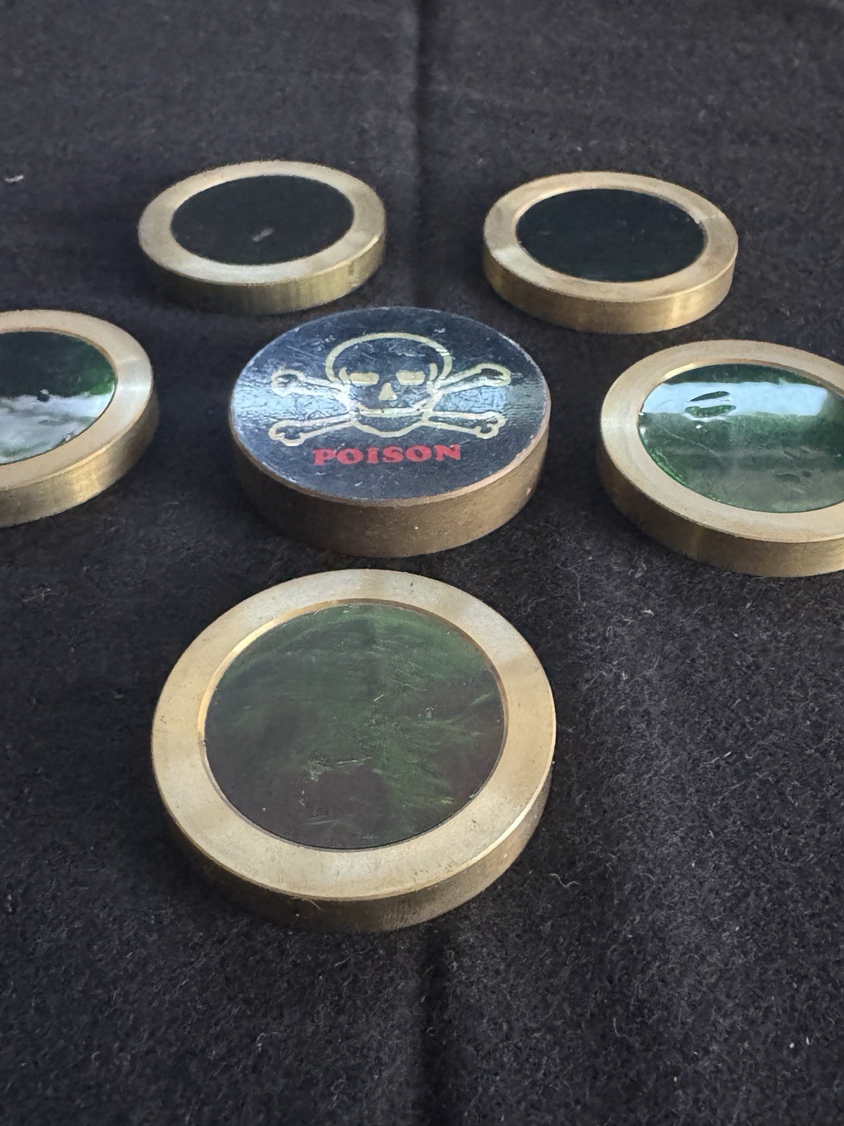 6 Hologram Brass Slammers With Images, 1990’s Games