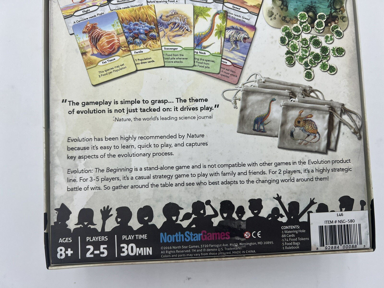 Evolution: the Beginning Board Game North Star 8-11 Years Boys Girls Complete