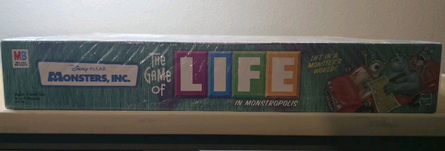 Disney Pixar Monsters, Inc. Edition The Board Game Of LIFE In Monstropolis New