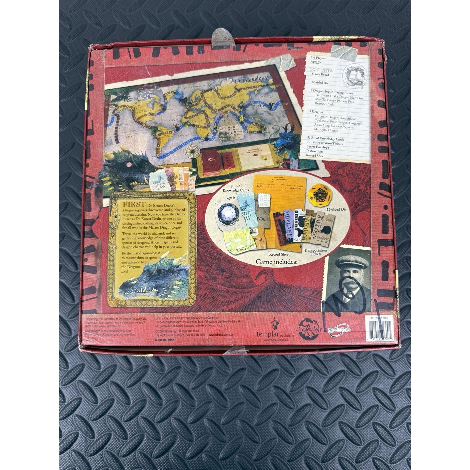 Dragonology The Game 2006 Complete Sababa Toys Board Game Great condition