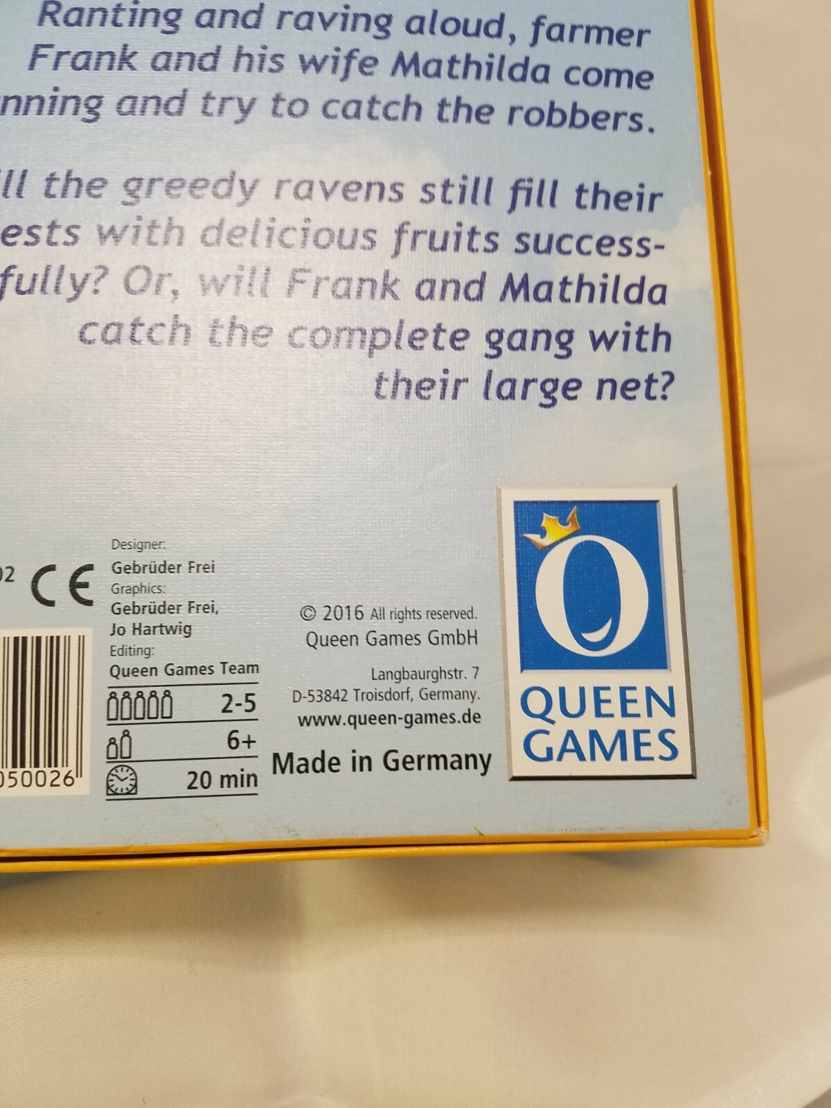 Coraxis and Co (Company) – Queen Games Board Game Childrens Game 6+ NEW