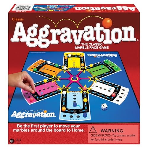 New Original Aggravation Marble Race Board Game Artwork