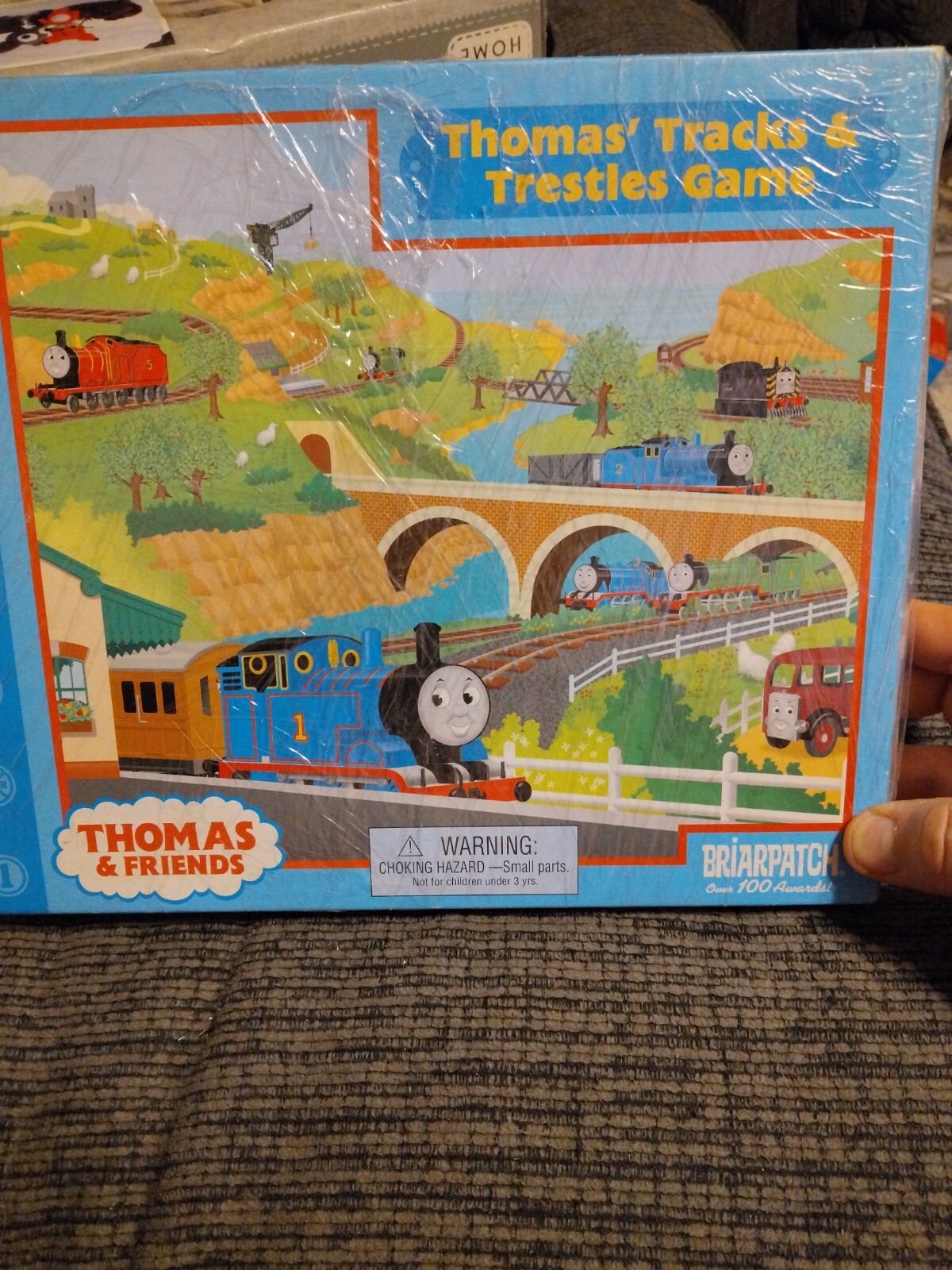 THOMAS & FRIENDS THOMAS’ TRACKS & TRESTLES GAME BRIARPATCH 2003