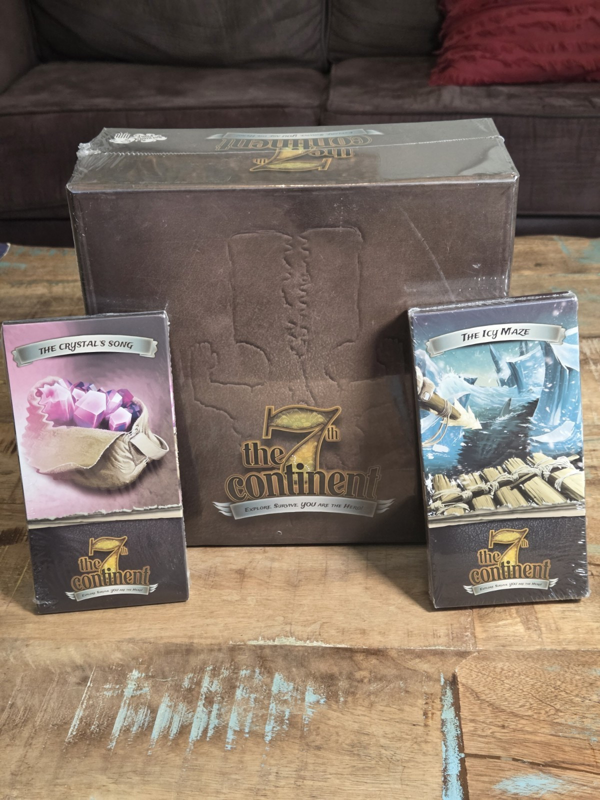 Serious Poulp The 7th Continent Adventure Board Game Icy Maze Crystal’s Song
