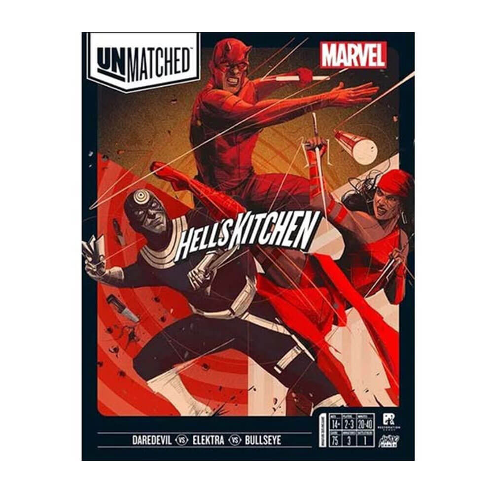 Unmatched Marvel Hells Kitchen Board Game 2 to 3 Players Ages 14 Years and Up