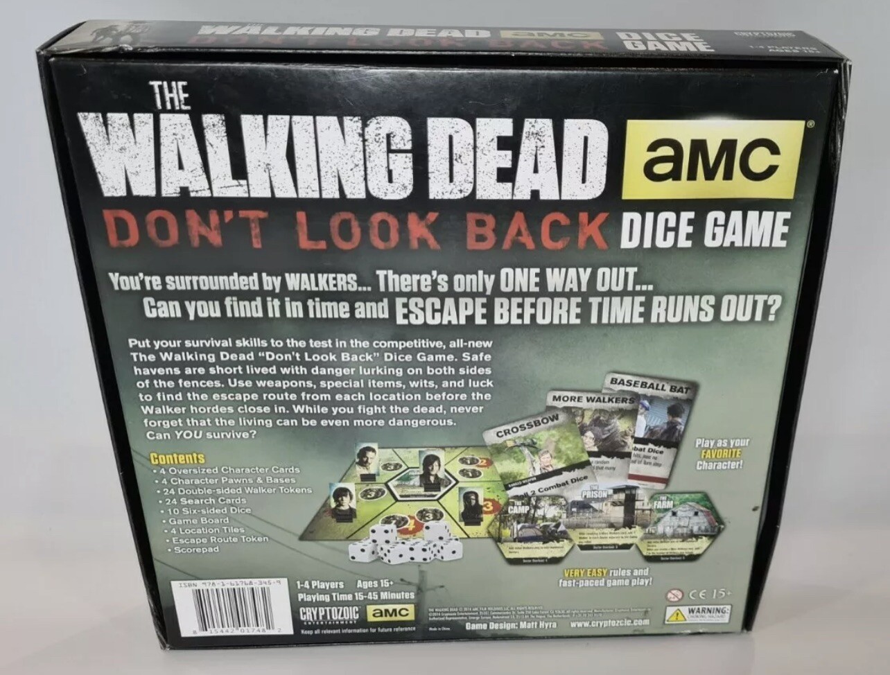 AMC: The Walking Dead Don’t Look Back Dice Game Factory Sealed