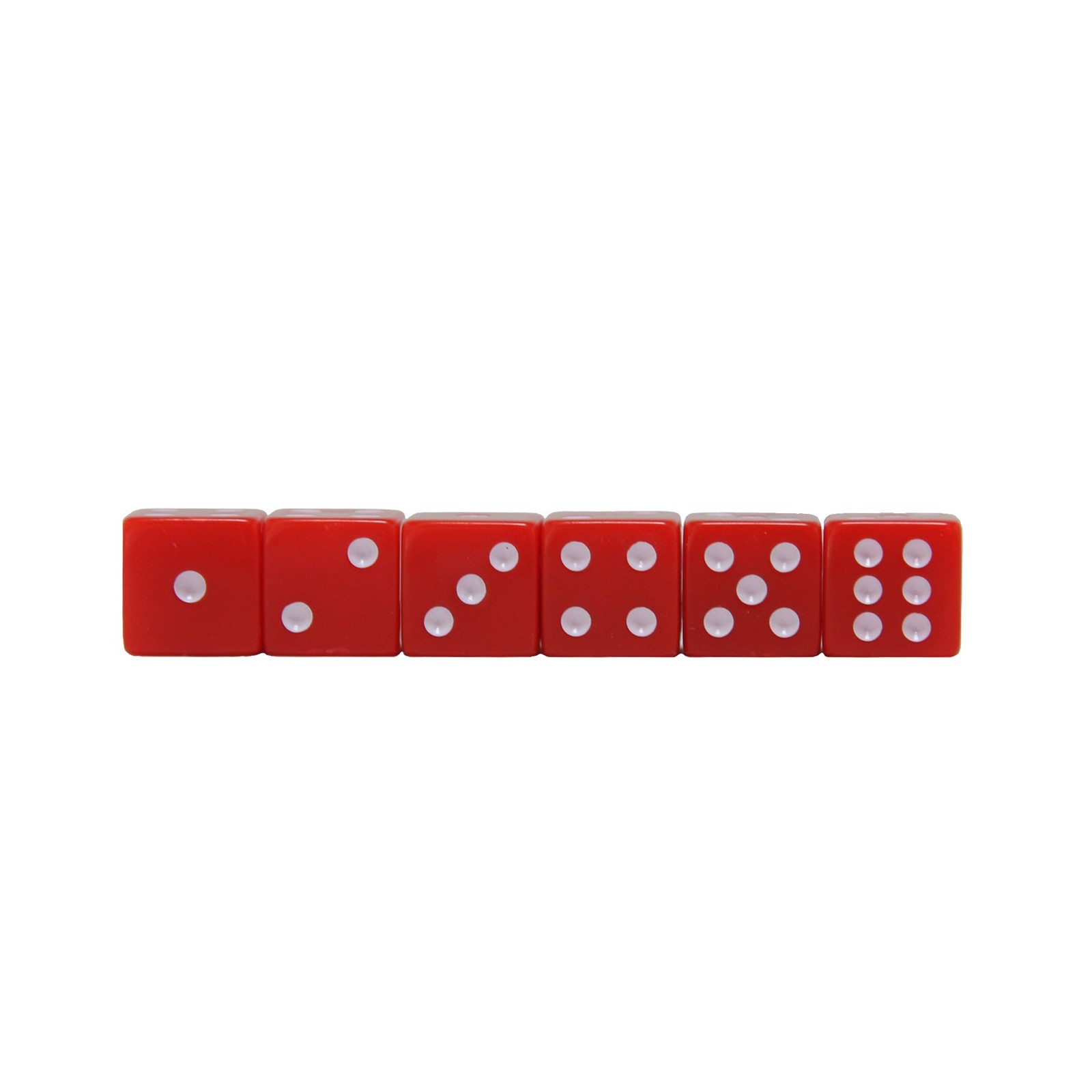 WE Games Red Square Cornered Dice – 100 Pack